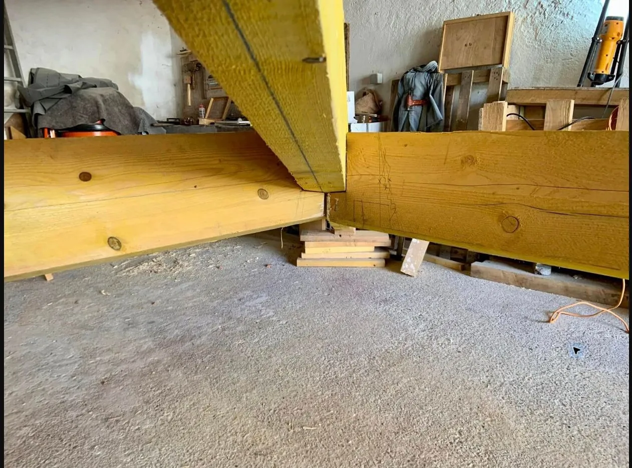 Rénovation d’une charpente à Anglade — photo 1