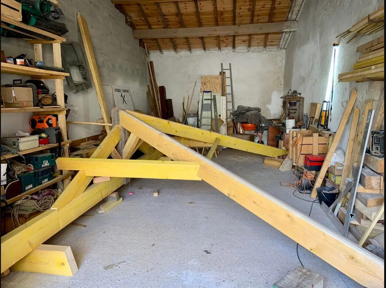 Rénovation d’une charpente à Anglade — photo 2