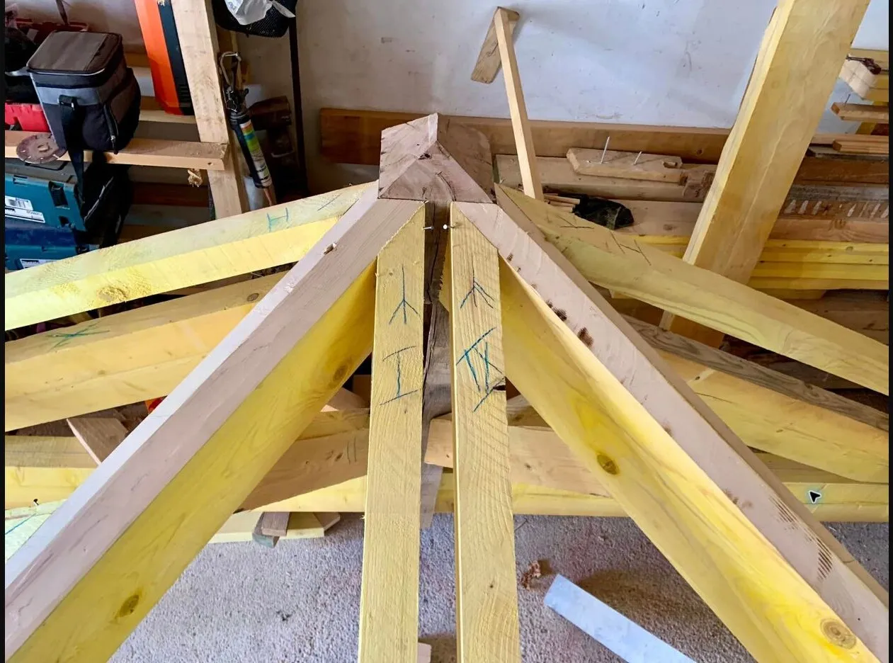Rénovation d’une charpente à Anglade — photo 3