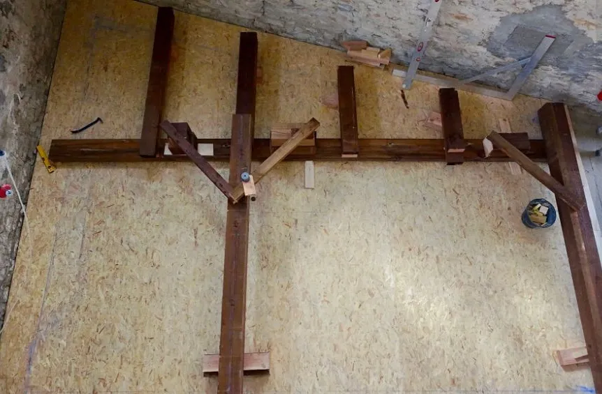 Remplacement d’une demi-ferme sur poteaux — photo 3