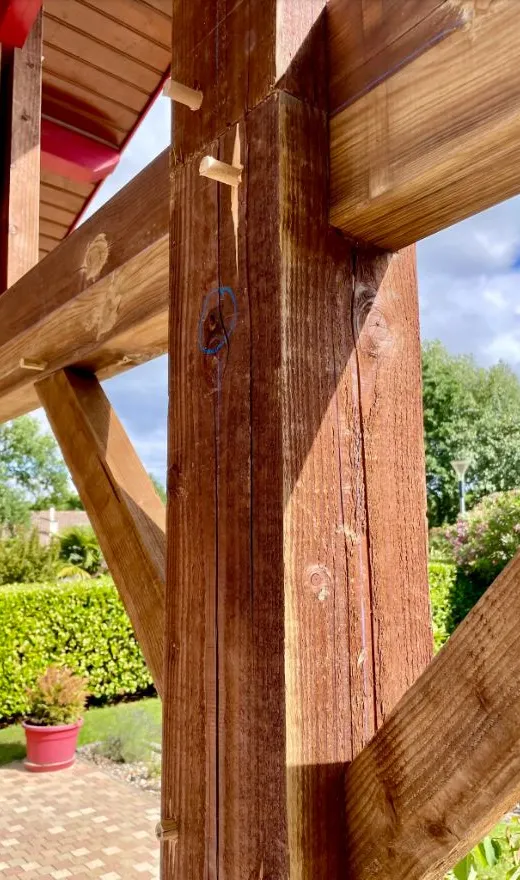 Remplacement d’une demi-ferme sur poteaux — photo 5