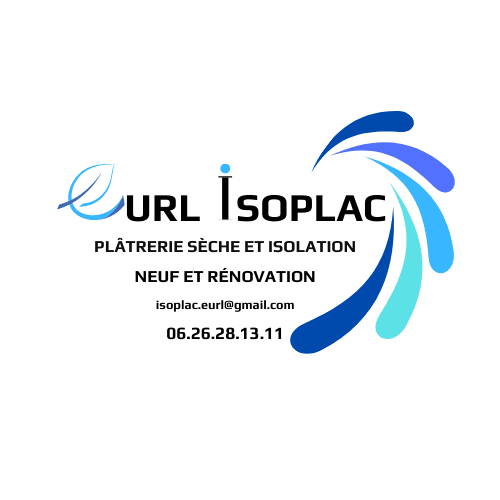 Logo ISOPLAC — Plâtrerie et isolation