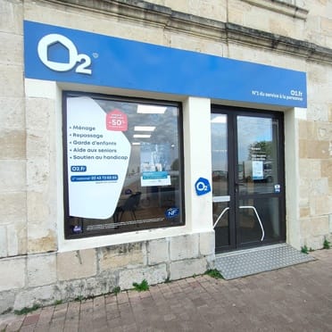 Façade de l’agence O2 Blaye